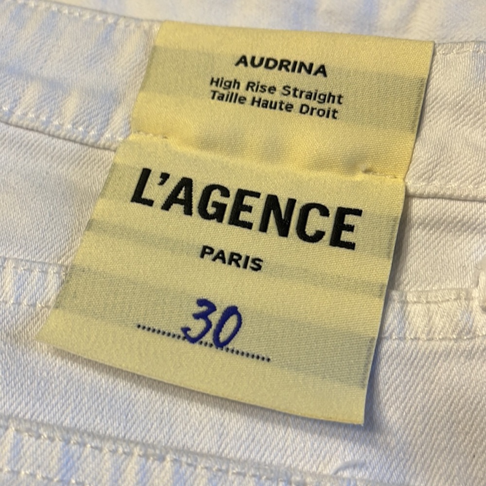 L’Agence 30 Audrina white distressed - Picture 7 of 9